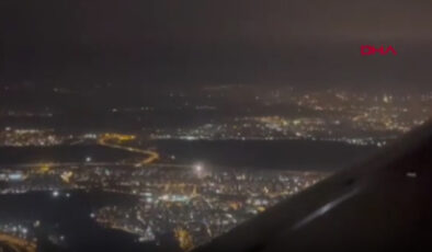 Yeni yılın ilk günü | İstanbul'da havai fişek gösterileri uçaktan nasıl görüntülendi?